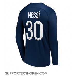 Paris Saint-Germain Lionel Messi #30 Hemma Matchtröja 2022-23 Långärmad